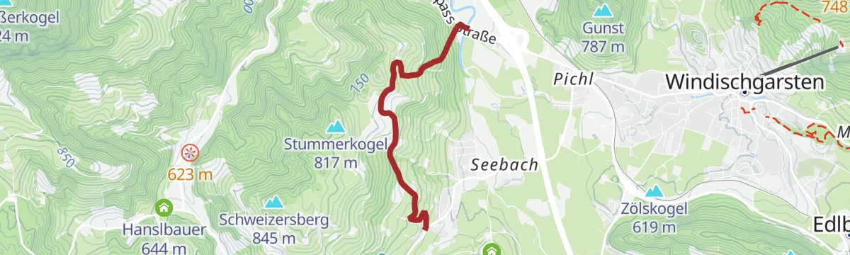 Route map: Schweizersberg